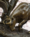 Spanish Matador w/ Bull - Signed Original Bronze Sculpture