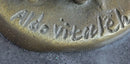 Hot Cast Bronze Semi Nude Exposed Female Figure Girl in Negligee Lingerie Art