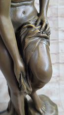 French Artist Jean Patoue Nude Woman Museum Quality Bronze Sculpture