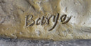American Buffalo Bison Bull Bronze Sculpture by Barye