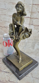 Art Deco Marylin Monroe Seven Year Itch Solid Bronze Sculpture