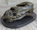 Bronze Sleeping Nude Woman Resting Classic Art Deco