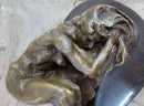 Bronze Sleeping Nude Woman Resting Classic Art Deco