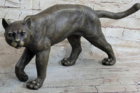 Bronze Metal Cat Kitten Housecat Sculpture Feline Art Signed