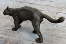 Bronze Metal Cat Kitten Housecat Sculpture Feline Art Signed