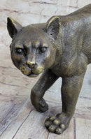 Bronze Metal Cat Kitten Housecat Sculpture Feline Art Signed