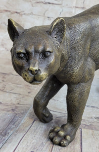 Bronze Metal Cat Kitten Housecat Sculpture Feline Art Signed