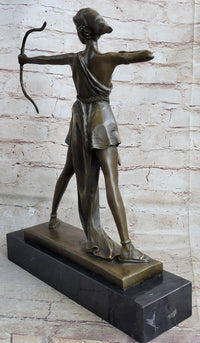 Diana the Hunter Huntress Artemis w/Bow Bronze 14" x 11"