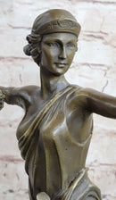 Diana the Hunter Huntress Artemis w/Bow Bronze 14" x 11"