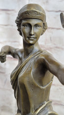 Diana the Hunter Huntress Artemis w/Bow Bronze 14" x 11"