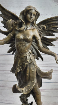 Mythical Bronze Fairy Angel by Aldo Vitaleh