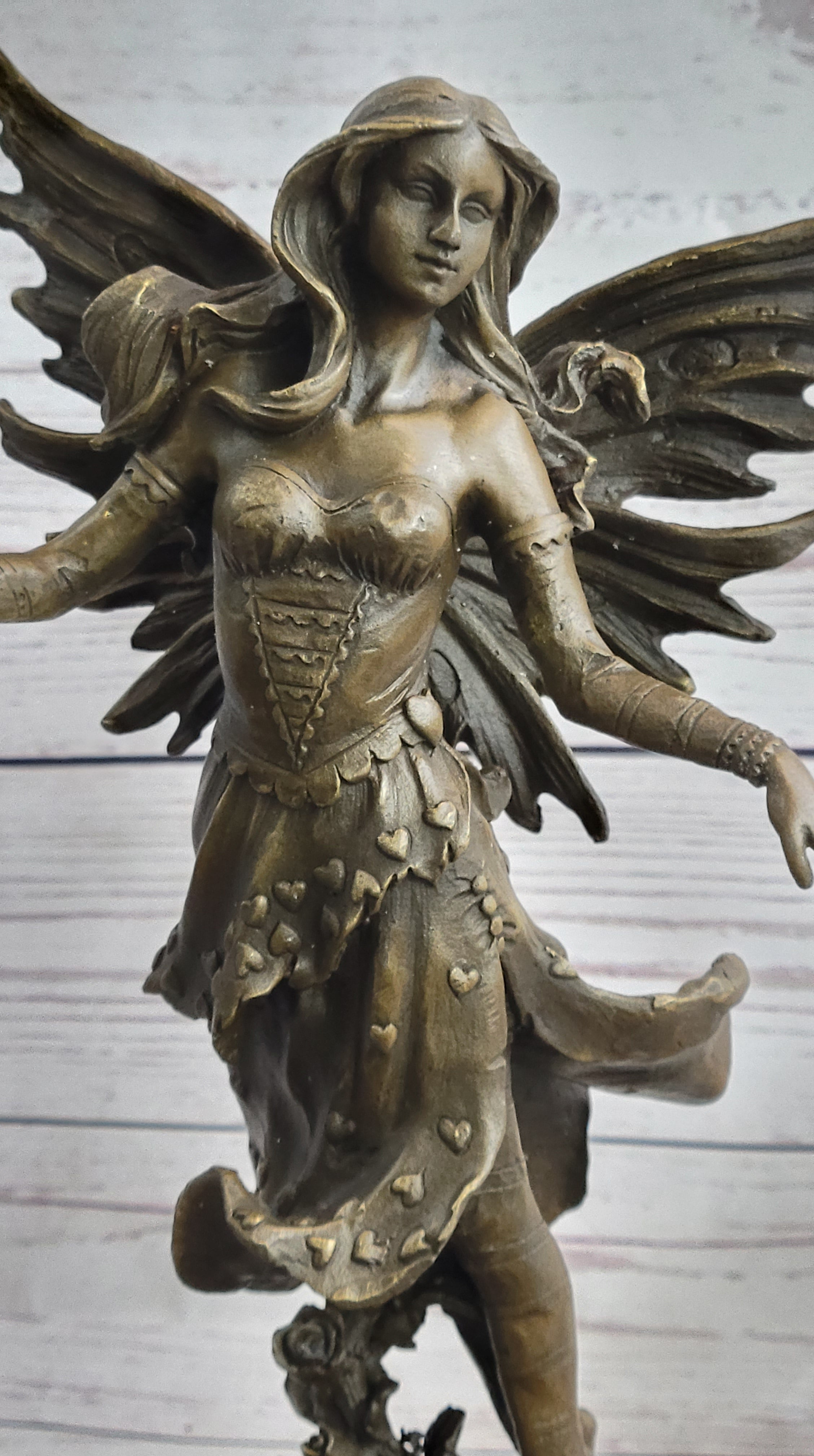 Mythical Bronze Fairy Angel by Aldo Vitaleh