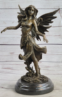 Mythical Bronze Fairy Angel by Aldo Vitaleh