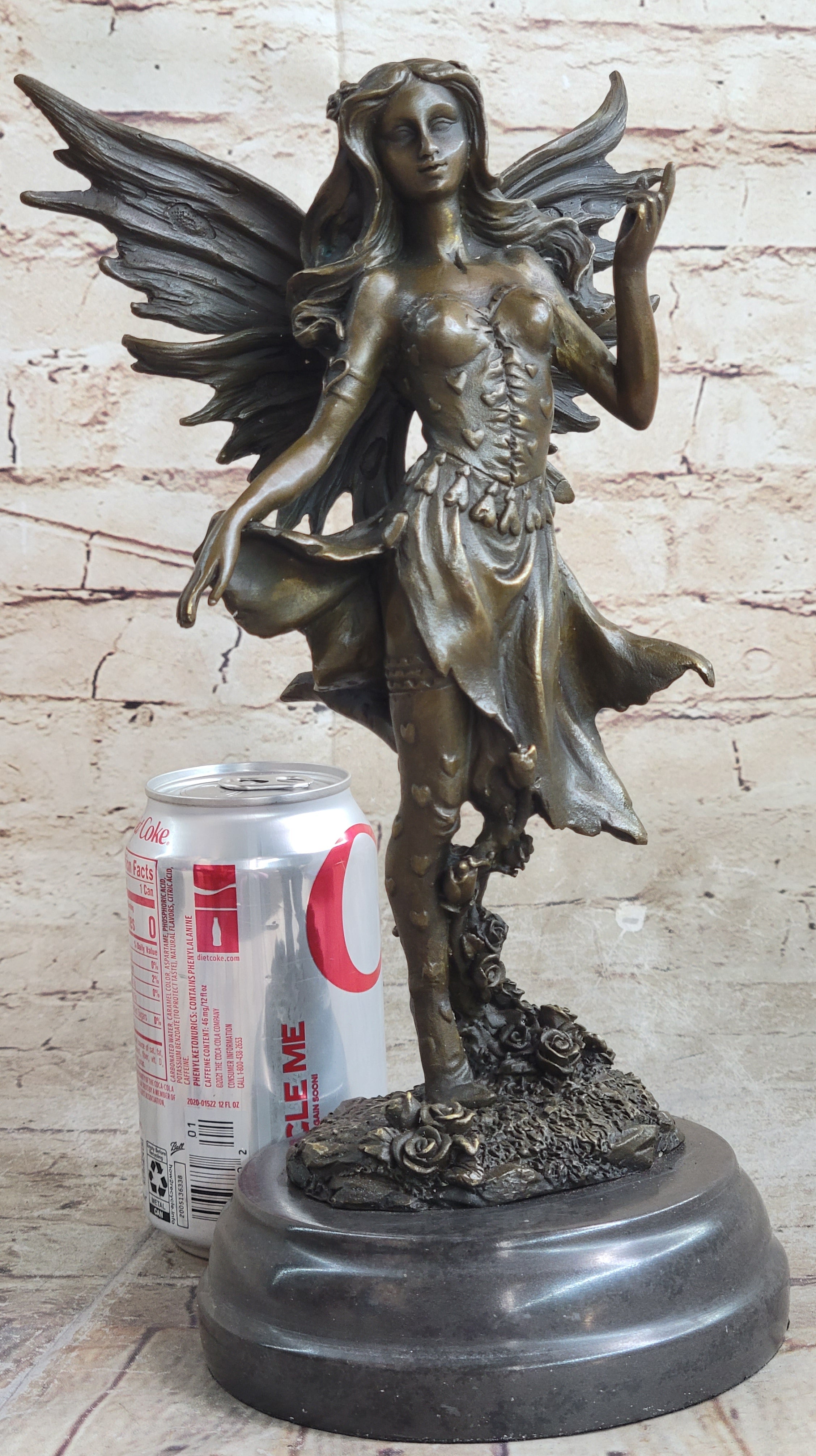 Bronze Sculpture Fairy / Mythical Nude Fairy Mythical Art