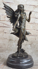 Bronze Sculpture Fairy / Mythical Nude Fairy Mythical Art