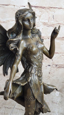 Bronze Sculpture Fairy / Mythical Nude Fairy Mythical Art