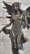 Bronze Sculpture Fairy / Mythical Nude Fairy Mythical Art