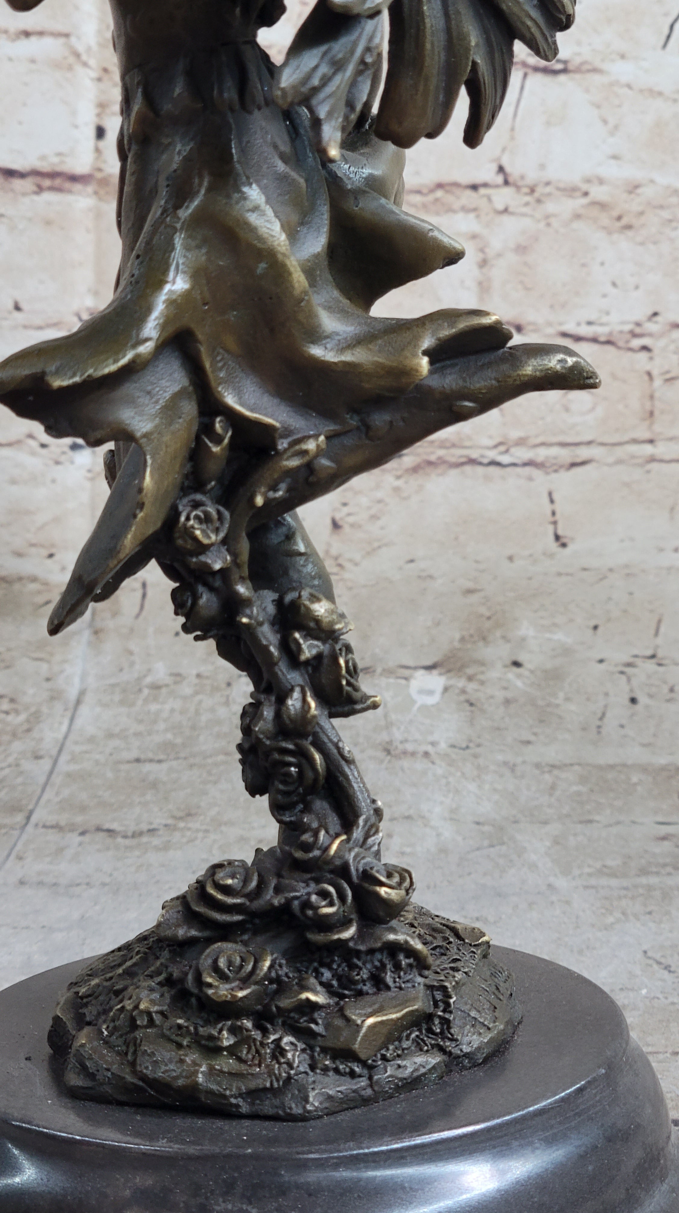 Bronze Sculpture Fairy / Mythical Nude Fairy Mythical Art
