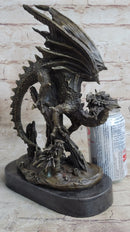 Bronze Dragon Chinese Asian Art Sculpture Lost Wax