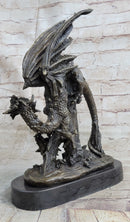 Bronze Dragon Chinese Asian Art Sculpture Lost Wax