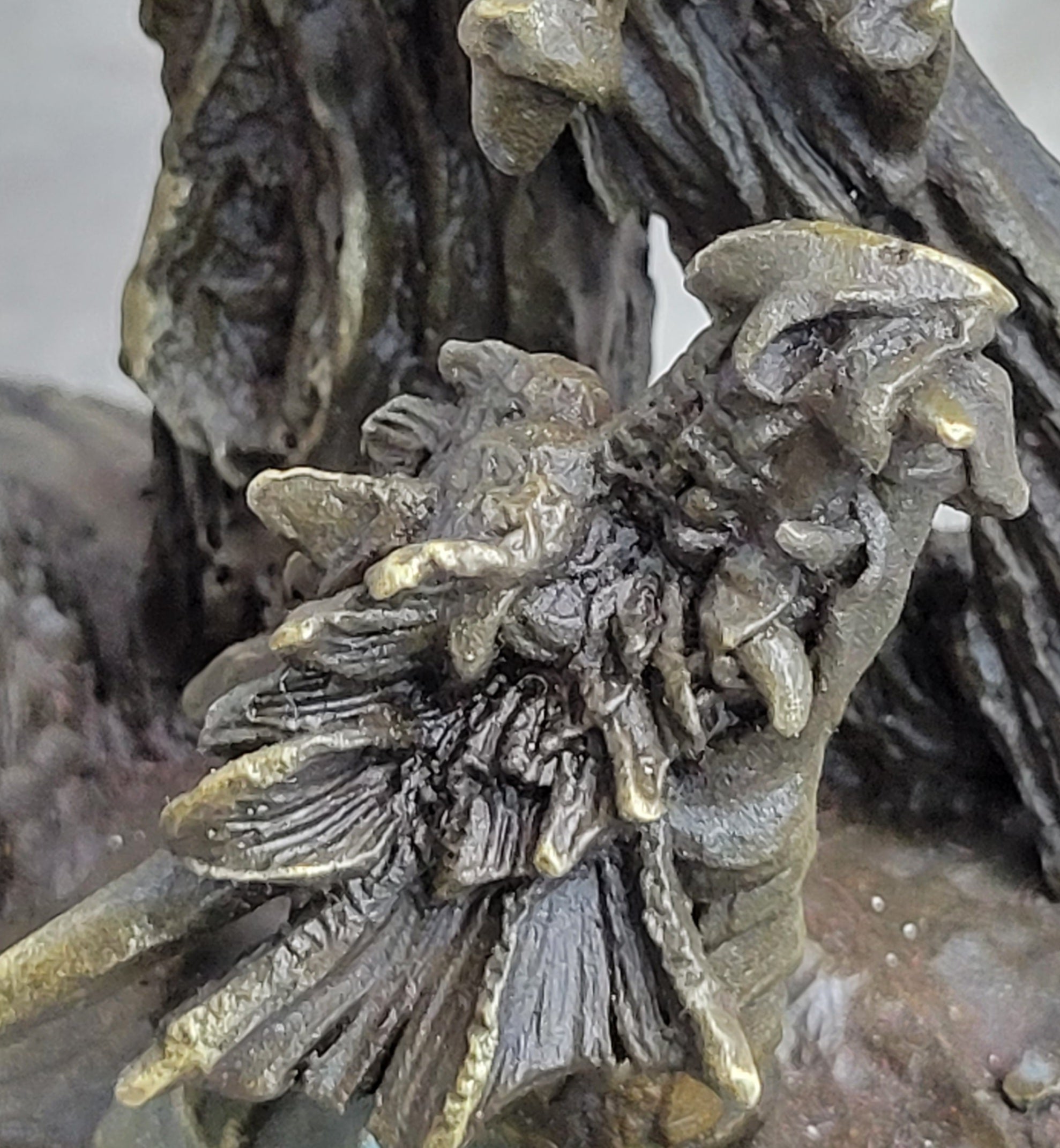 Bronze Dragon Chinese Asian Art Sculpture Lost Wax