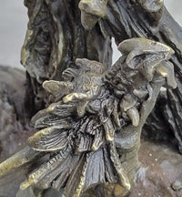 Bronze Dragon Chinese Asian Art Sculpture Lost Wax