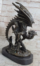 Bronze Dragon Chinese Asian Art Sculpture Lost Wax