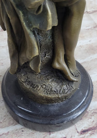 Nude Classical Female Beautiful Girl Bronze Statue Original Sculpture Figure 12" x 4.5"