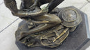 Xena Warrior Amazon Fantasy Girl Bronze Sculpture on Marble Base