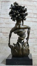 Sexy Medusa Bronze Sculpture Marble By Aldo Vitaleh Figure