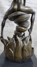 Sexy Medusa Bronze Sculpture Marble By Aldo Vitaleh Figure