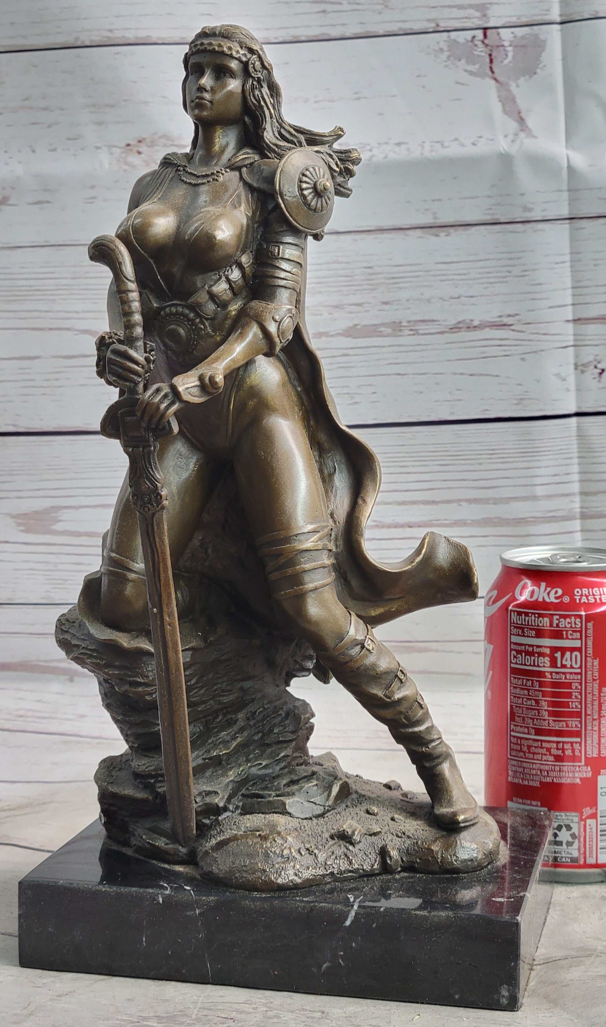 Fantasy Female Viking Amazon Warrior Princess Bronze by Kamiko