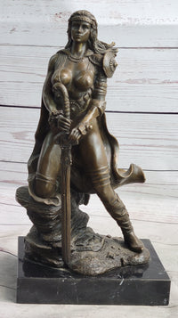 Fantasy Female Viking Amazon Warrior Princess Bronze by Kamiko