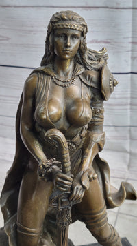 Fantasy Female Viking Amazon Warrior Princess Bronze by Kamiko