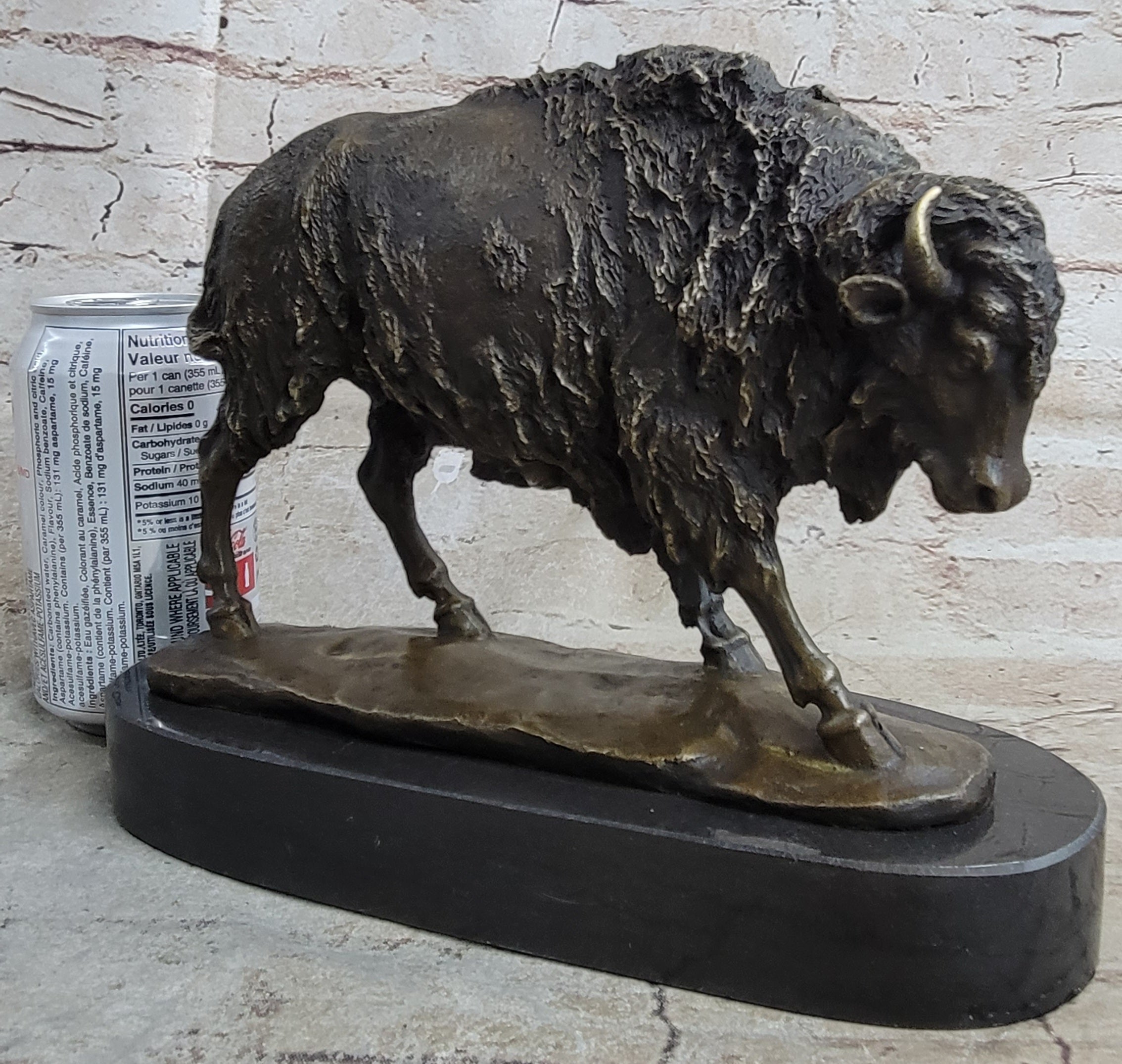 American Buffalo Bison Hot Cast Bronze after Antoine Barye