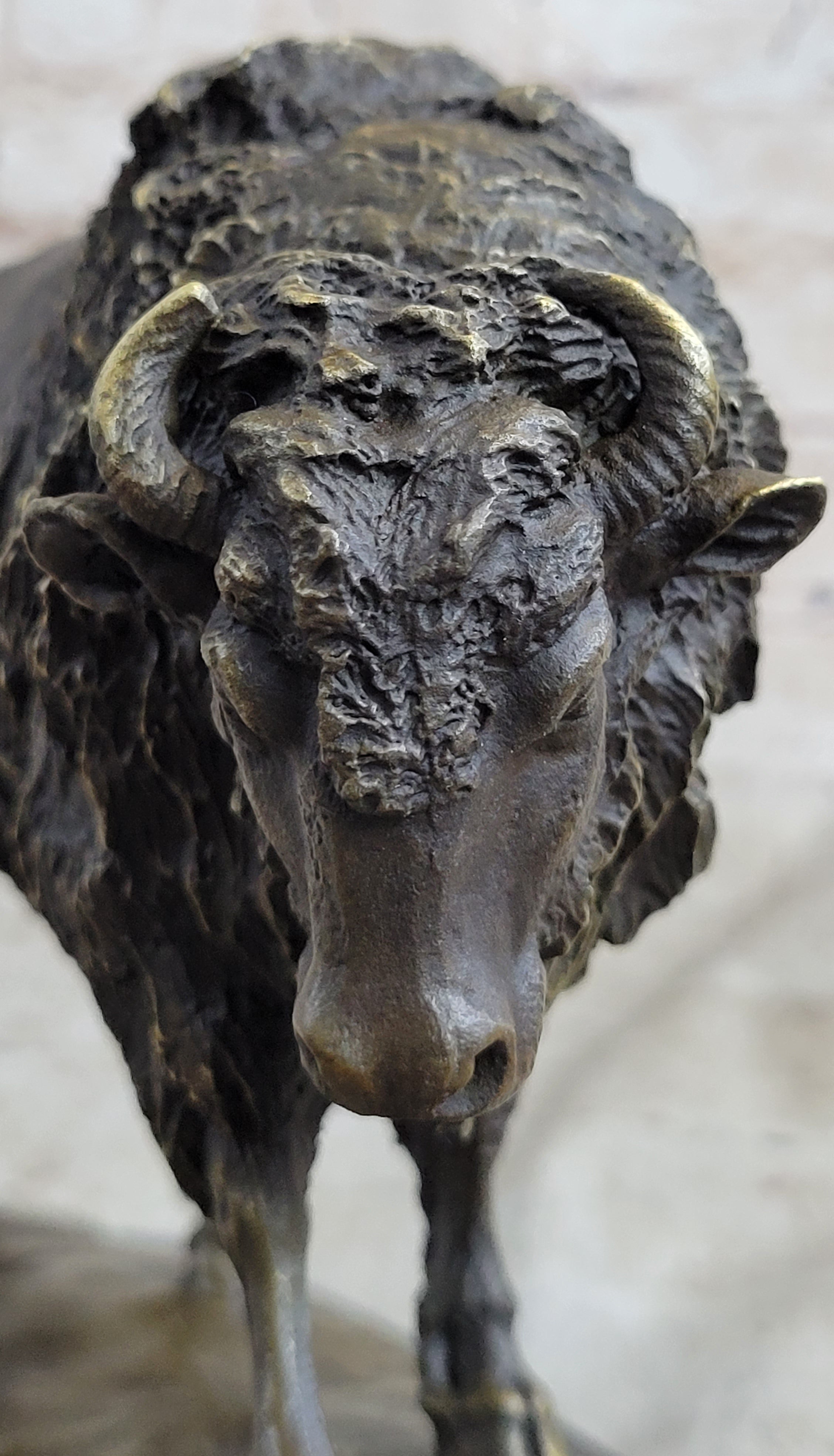American Buffalo Bison Hot Cast Bronze after Antoine Barye