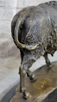 American Buffalo Bison Hot Cast Bronze after Antoine Barye