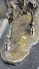 American Buffalo Bison Hot Cast Bronze after Antoine Barye