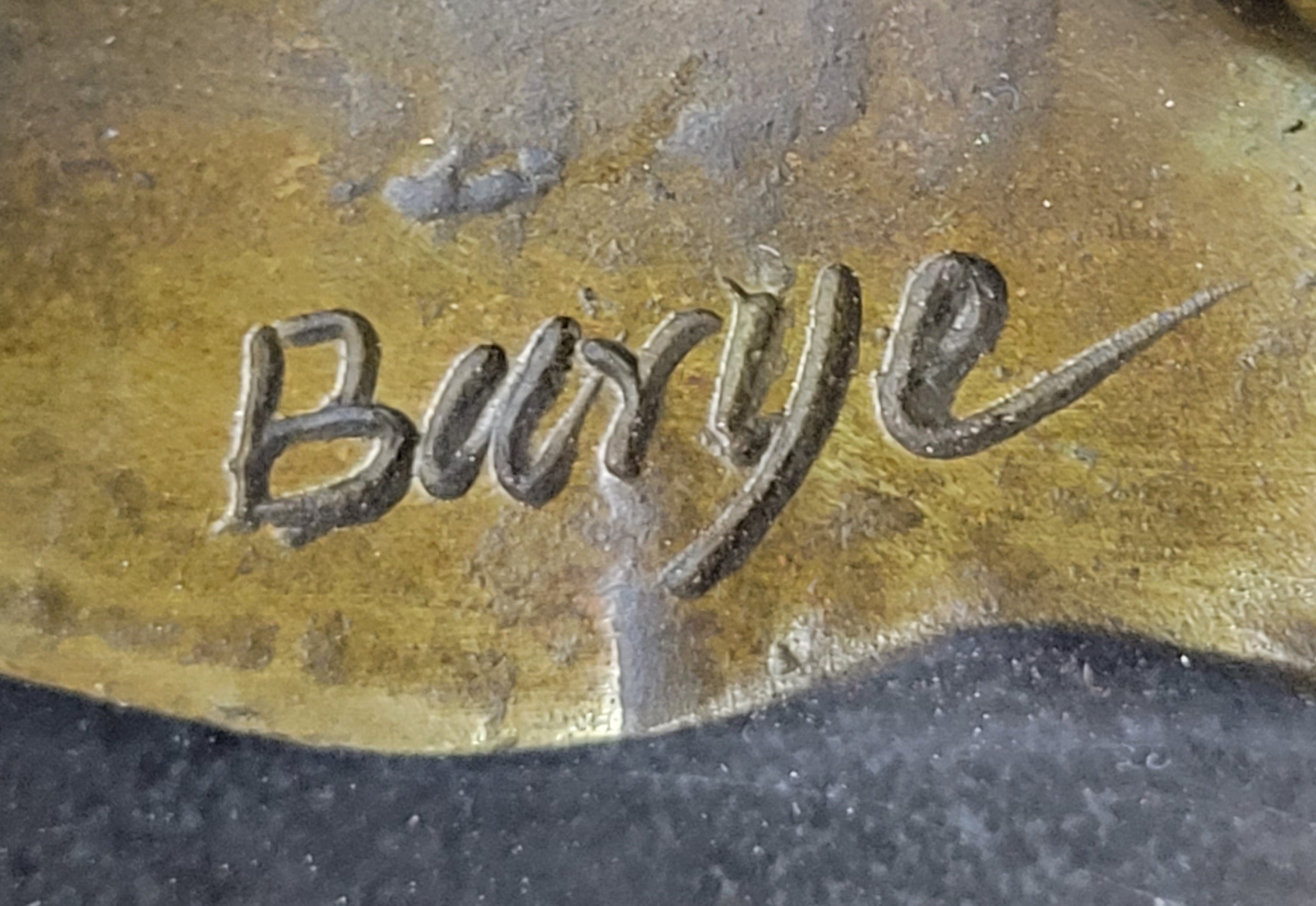 American Buffalo Bison Hot Cast Bronze after Antoine Barye