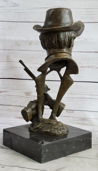 Wyatt Earp OK Corral Bronze Bust Sculpture Western Art