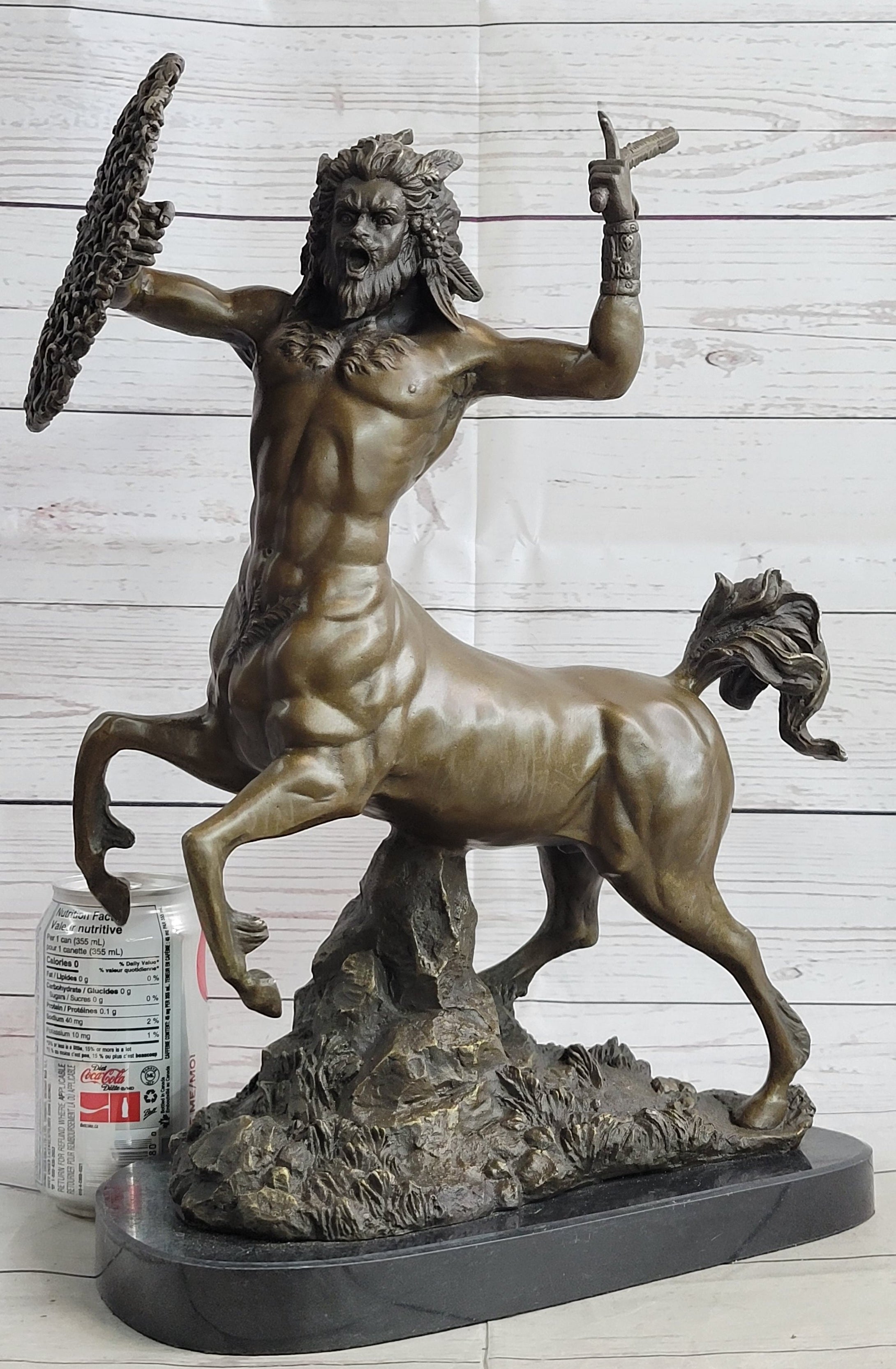 Bronze Centaur Sculpture by Giovanni Bologna Greek Mythology Nude