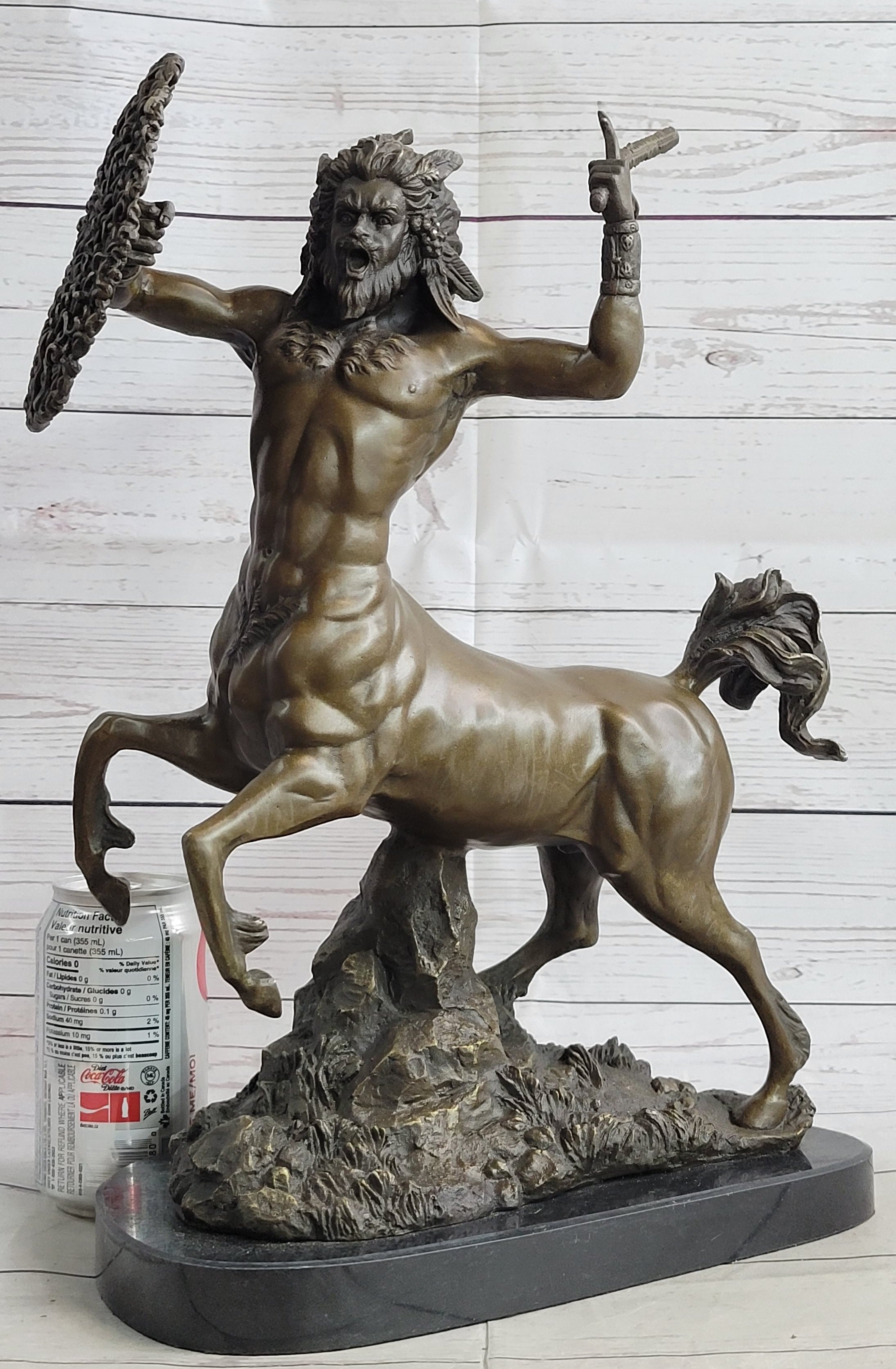 Bronze Centaur Sculpture by Giovanni Bologna Greek Mythology Nude