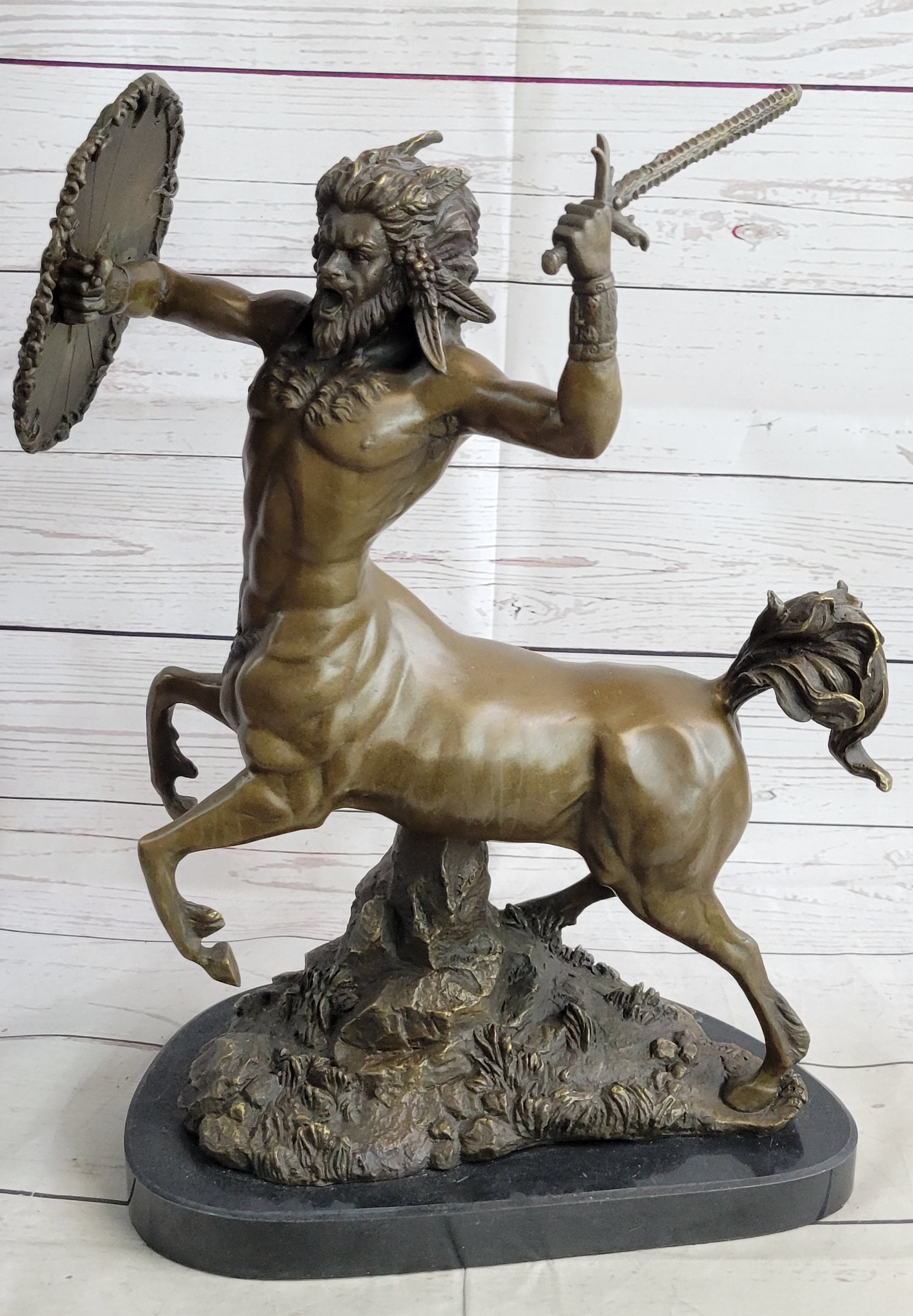 Bronze Centaur Sculpture by Giovanni Bologna Greek Mythology Nude