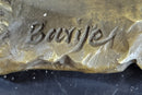 Wolf Direwolf Bronze Sculpture Antoine Barye 13.5" x 15"