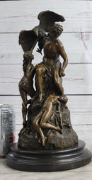 Prometheus Bound and the Oceanids Bronze Nude Statue Sculpture Greek Mythology