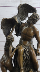 Prometheus Bound and the Oceanids Bronze Nude Statue Sculpture Greek Mythology