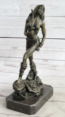 Xena Warrior Princess Bronze Sculpture Art