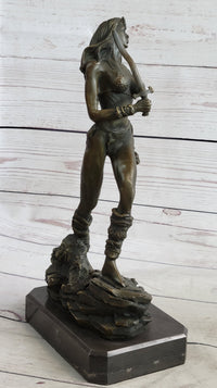 Xena Warrior Princess Bronze Sculpture Art