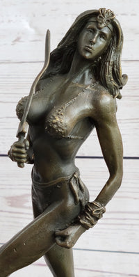 Xena Warrior Princess Bronze Sculpture Art