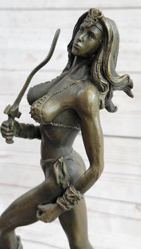 Xena Warrior Princess Bronze Sculpture Art